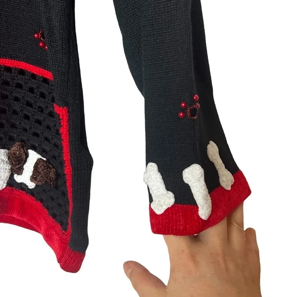 Quacker Factory Novelty Dog Cardigan